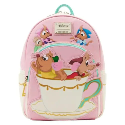 Princess Series Backpack Belle/Ariel/Snow White/Cinderella Stained Glass Portrait Mini Backpack Womens Bag Wallet
