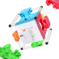 Qiyi S3 4x4 Stickerless Magic Cube 59mm Size Qiyi W2 4x4 Black Sticker Magic Cube 60mm Size Professional Cubo Magico Puzzle Toys