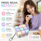 Fidget Toy Nine-key Keyboard Keychain Button Fidget Gifts for Adults to Relieve Stress Can Be Assembled Freely No Light