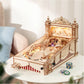 ROKR 3D Pinball Machine Wooden 3D Puzzle DIY Pinball Game Model Building Kit Brain Teasers Jigsaw Toys Birthday Gift for Adults Teens