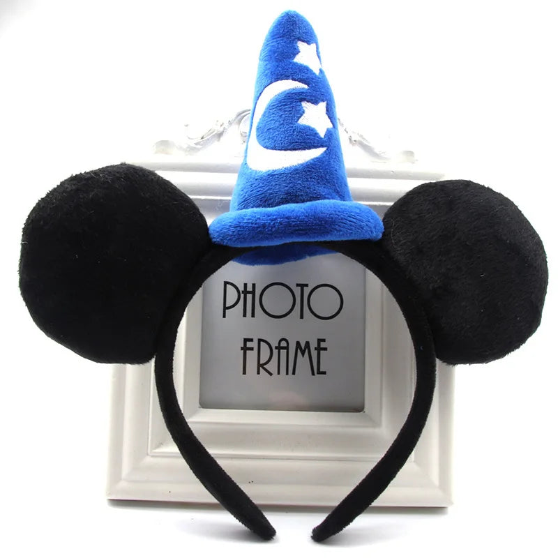 Mouse Ears Headhand for Girls Adults Cute Cartoon Party Cosplay Hair Accessories Sequin Bows Hairband Toys