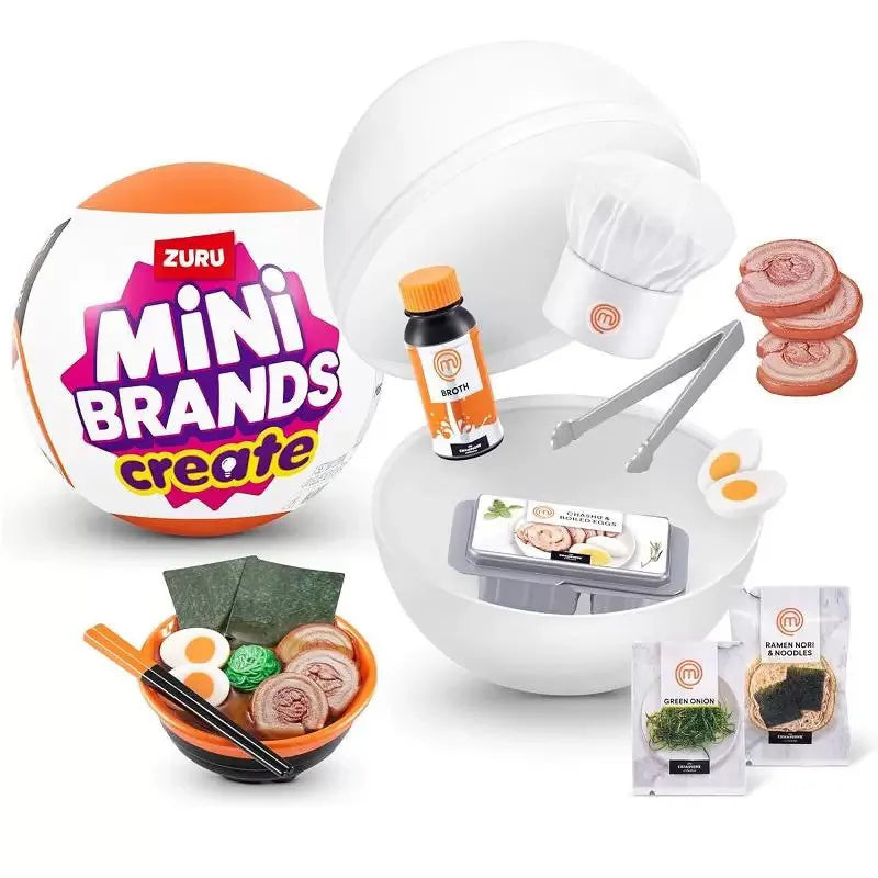 5x Surprise Ball Mini Brands Create Series Mystery Capsule Blind Box Real Miniature Collectible Toys Gifts