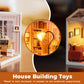 Rolife DIY Miniature House Kit Cozy Living Lounge Super Creator Dollhouse 3D Puzzle Model Building Kit with LED for Home Decor