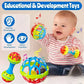2pcs Baby Rattles 0 12 Months Baby Educational Toys Shaker Grab Spin Set Sensory Educational Newborn Gift for Infant Boys Girls