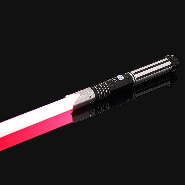Metal Handle RGB Cosplay Double-edged Lightsaber Sword 16 Colors Change LED Switchable Sound And Light For Boys Girls Gift