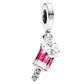 New Red Monster Flower Charm Bracelet 925 Sterling Silver Beaded DIY 2026 Trendy Fine Jewelry Adjustable Hypoallergenic
