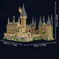 Magic Movie Castle School Micro Building Blocks Street View Architecture MOC Architecture Scenery Toy Christmas Birthday Gifts