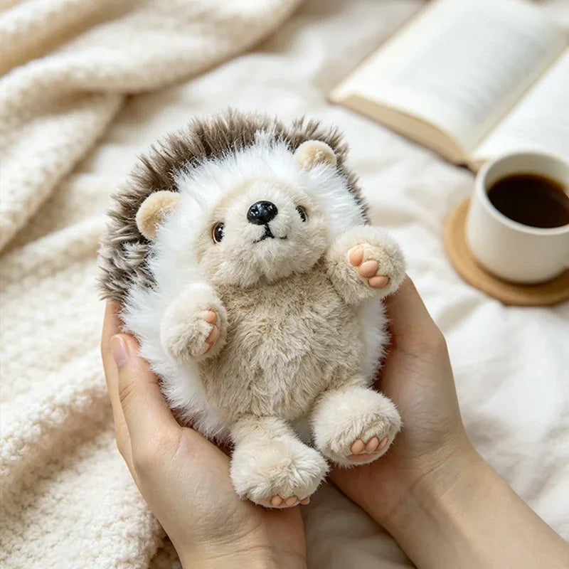 Lifelike Hedgehog Pendant Doll 10/20/25cm Cute Hedgehog Plush Doll Soft Hedgehog Huggable Pillow Lovely Desktop Pet Bag Decor