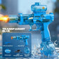 Full Auto Electric Water Gun Toy with Flashing Light Rapid-Fire Motorized Blaster for Summer Outdoor Fun & Kids Play Game