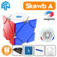 【JudyCube】GAN Skewb Magnetic (Enhanced UV Coated) Magnetic Magic Speed Cube  Professional Fidget Toys GAN Skewb Cubo Magico