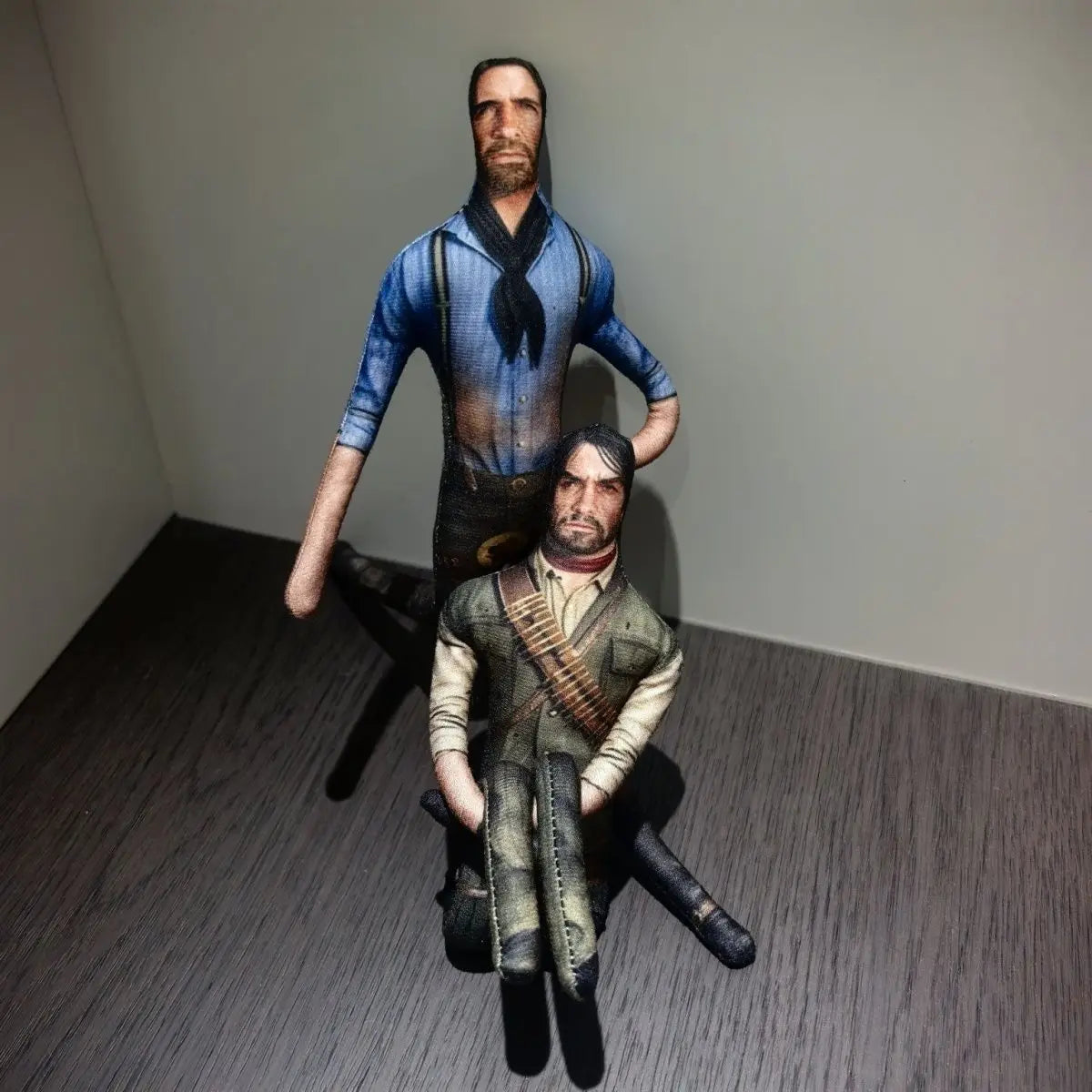 25cm Arthur Morgan & John Marston Poseable Doll, Red Dead Redemption 2 Abstract Collectible Plush Toy Merchandise