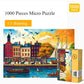 Micro Puzzle Puzzle 1000 Pieces Mini Landscape World Famous Painting Paper Decompression Healing Creative Educational Toy Puzzle