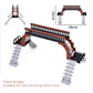 City Trains Flexible Tracks Forked Straight Curved Soft Rails Track Switch Building Block Bricks Kids DIY Technical Creative Toy