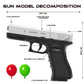 2026.SAFE SOFT BULLET TOY BLASTER PISTOL WITH MAGAZINE AND BALLS, PERFECT FOR OUTDOOR SHOOTING GAME AND KIDS GIFT