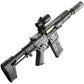 Outdoor SLR Electric Water Gun Toy 2000ml Bag Backpack High Pressure Long-range Rifle Model Water Pistol Summer Toy for Boy Gift