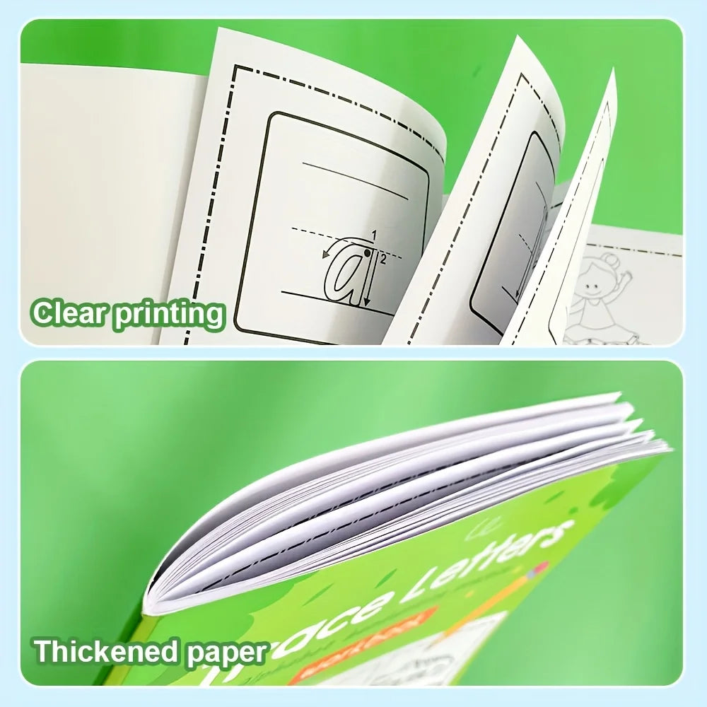 Kids Letter Tracing Workbook with A-Z Practice - Alphabet Tracing Book with Cute Cat, Writing Workbook for Toddlers & Preschoole