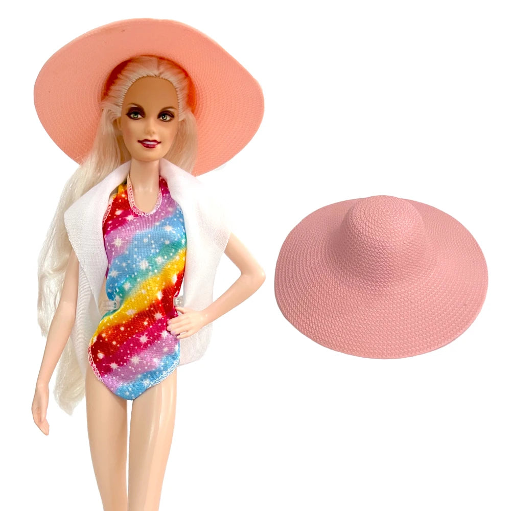 NK 1/6 Doll Princess Hot Sell Fashion Doll Dress Pink Suit For 11.5 Inch Doll Clothes Hat For 29CM Dolls Accessories Gift Toy JJ