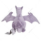 27CM Anime Pokemon Plush Aerodactyl Purple Peluche Stuffed Doll Toys Gifts for Kids Birthday Christmas