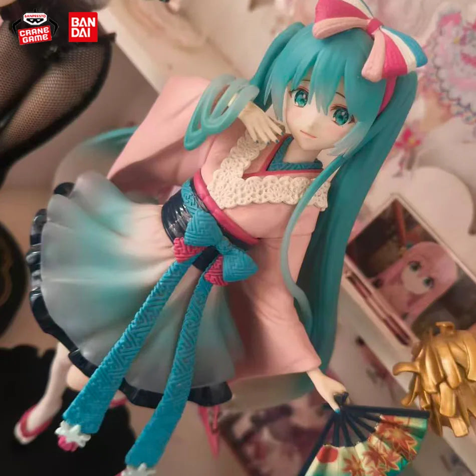 Hatsune Miku Anime Figurine - Cute Action PVC Toy Desktop Collection Gift - Standing & Sitting Posture Series