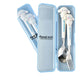 Cute Cartoon Cutlery Set Portable Spoon Fork With Storage Box Kids Stainless Steel Tableware For Travel School No bag
