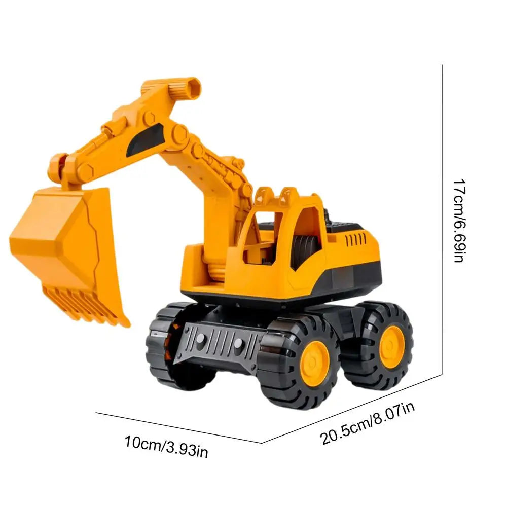 Kids Digger Toy Small Excavator Construction Excavator Dump Truck Toy Digger Vehicle Forklift Inertia Vehicle Toys For Children