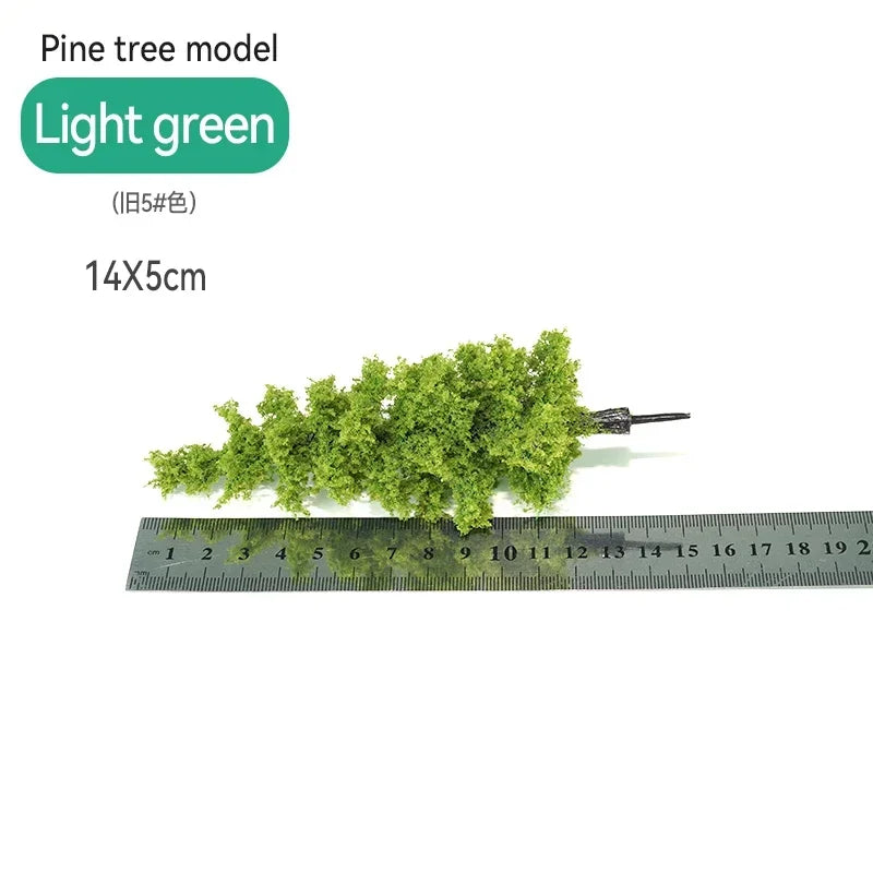 14/21cm Model Train Layout Wire Tree Model Simulation Tree Military Sand Table Material Handmade Diy Landscape Model Tree