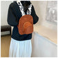 Cartoon Hat Shape Backpack Women Creative Cute Novelty Crossbody Bag for Outdoor Travel Retro Style Student Casual Daypack Gift