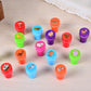 10pcs Assorted Stamps for Self-ink Stamps Toy Stamps Smiley Face Seal Scrapbooking DIY Painting Photo Album Decoration
