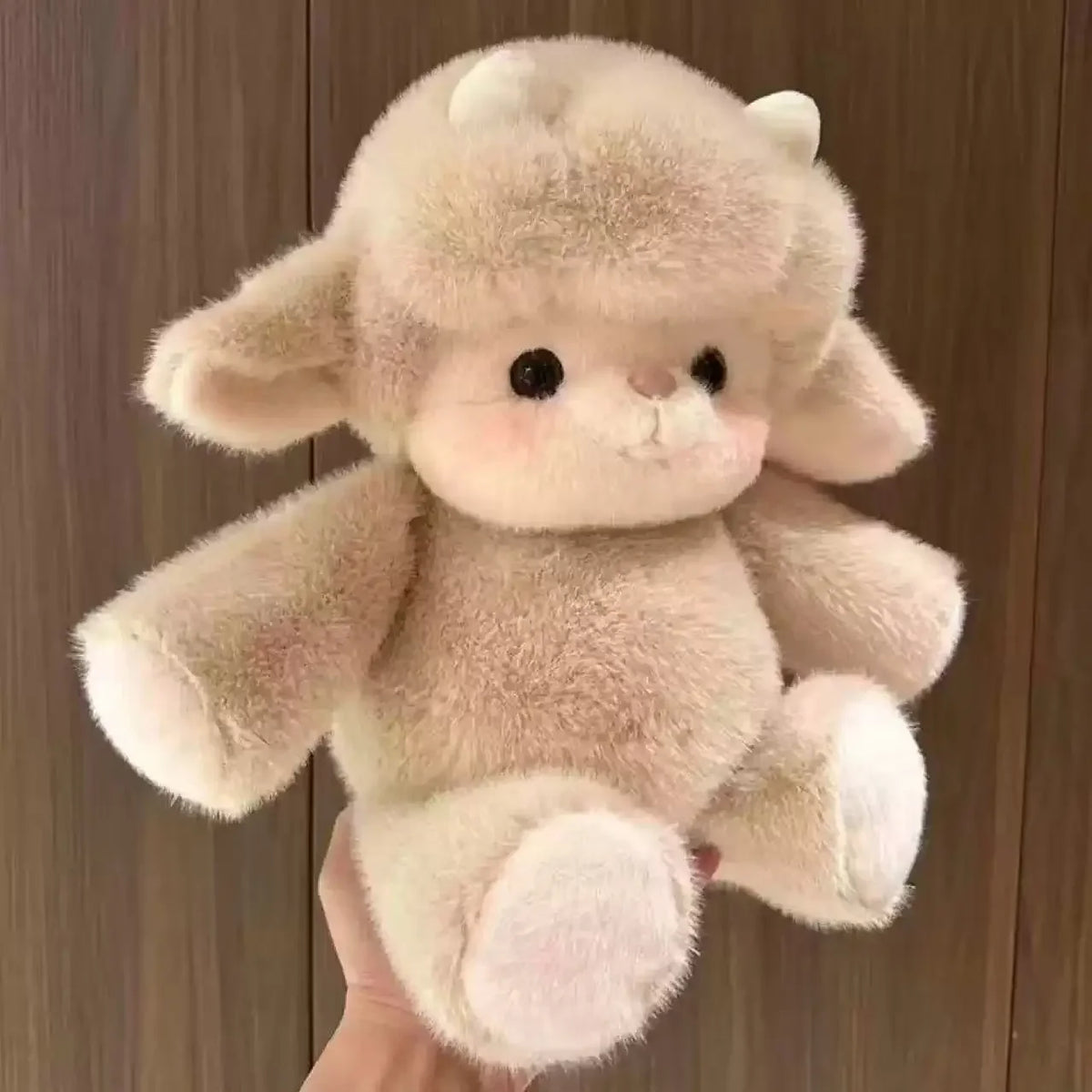 Adorable Highland Cattle Plush Toy 45cm - Huggable Running Cow Stuffed Animal Made with Premium Soft Fabric, Soothing Companion