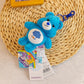 Care Bears Plush Keychain Carebears Rainbow Bear Squeak Voice Cute Stuffed Toys Doll Backpack SchoolBag Decor Keyring Girl Gifts