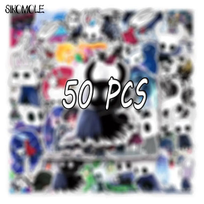10/30/50PCS Cartoon Game Hollow Knight Cool Stickers Aesthetic Kid DIY Toy Car Skateboard Laptop Phone Graffiti Decal Sticker F5