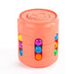 Multiple Functions Fidget Spinner Magic Colorful Beans Finger Spinning Relieves Stress Decompression Tool For Children And Adult