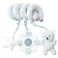 Car Seat Toys Infant Color Elephant Stroller Stretch Spiral Activity Baby Hanging Toys for Crib Mobile Newborn Sensory Toy Gifts