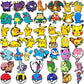 Hot 9-47pcs Pocket Monster Shoes Charms PVC Cartoon Shoe Decoration Accessories Clog Sandals Buckle Friends Gift Fast Delievery