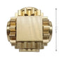 EDC Pure Brass Fidget Spinner Toy | Real Gear Gyro Metal Stress Hand Spinner Toy | Adult Anxiety Stress Relief Skill Toy