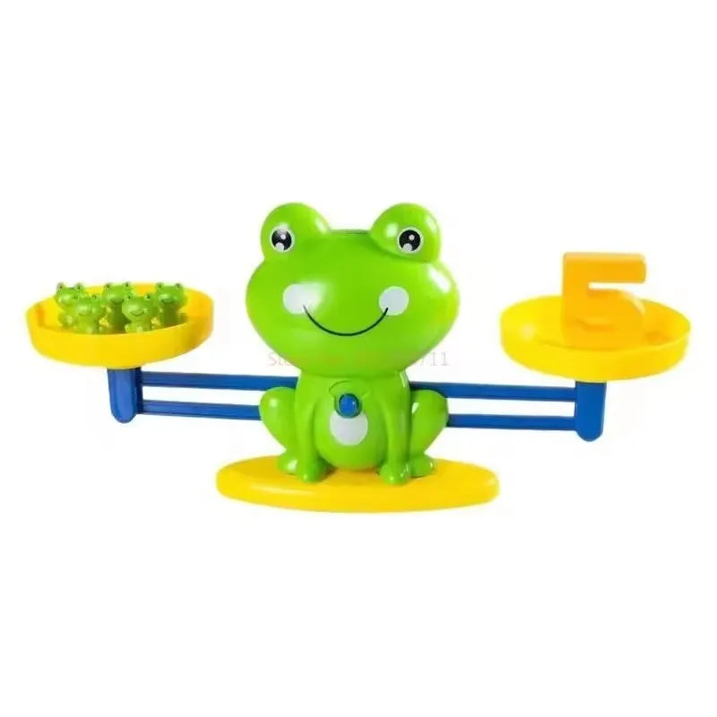 Frog Math Balance Toy Stem Learning For Toddlers 3-5, Educational Counting Game With Numbers Cognitive Development Kit