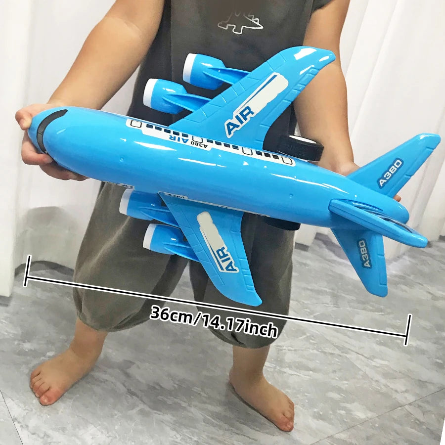 Large sized airplane toys, children's inertia airplane toy models, boys and girls, Christmas gifts, New Year gifts
