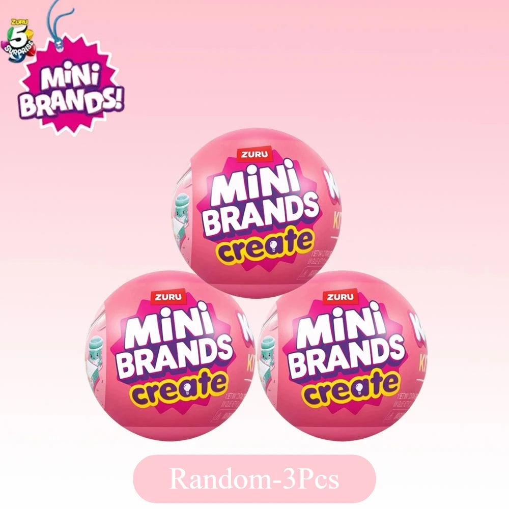 Zuru Surprise Toy Mini Toy Brands Kawaii Food Toys Cute Mystery Random Blind Boxes Miniature Toy Original Birthday Gift