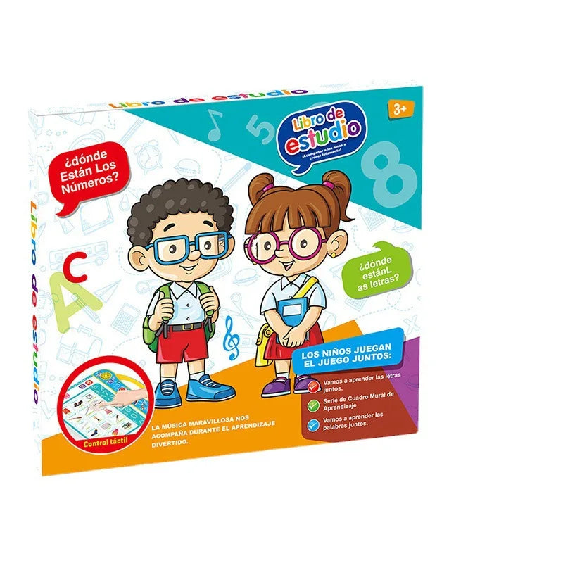 English Spanish Language Reading Book Multifunction Reading Machine Learning for Kid Early Education E-Book Teaching Toys Gifts