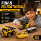 1:64 Remote Control and Alloy Truck Forklift with Trailer Worktop Mini Bluetooth RC Elevator Vehicle Children's Toy Holiday Gift