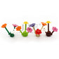 200pcs MOC 3741 Plant Flower Stem with Stud and 3 Stems Building Blocks DIY Bricks Compatible Branch Tree Forest Accessory Toys