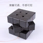 Pure Black Magnetic Magic Cube Embryo Professional Speed Cubes Twist Game-Specific Monochrome Same Color Matching Puzzle for Toy