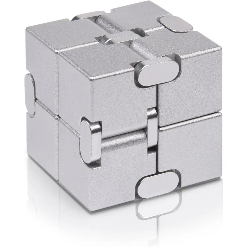 Fidget Finger Toys, ABS Infinity Cube Prime for Stress and Anxiety Relief, Ultra Durable Sensory Gifts for Adults and Kids