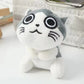 Kawaii Cute Mini Plush 10cm Cats Animal Stuffed Doll Keychain Instagram Style Bag Hanging Schoolbag Pendant Kids Gift
