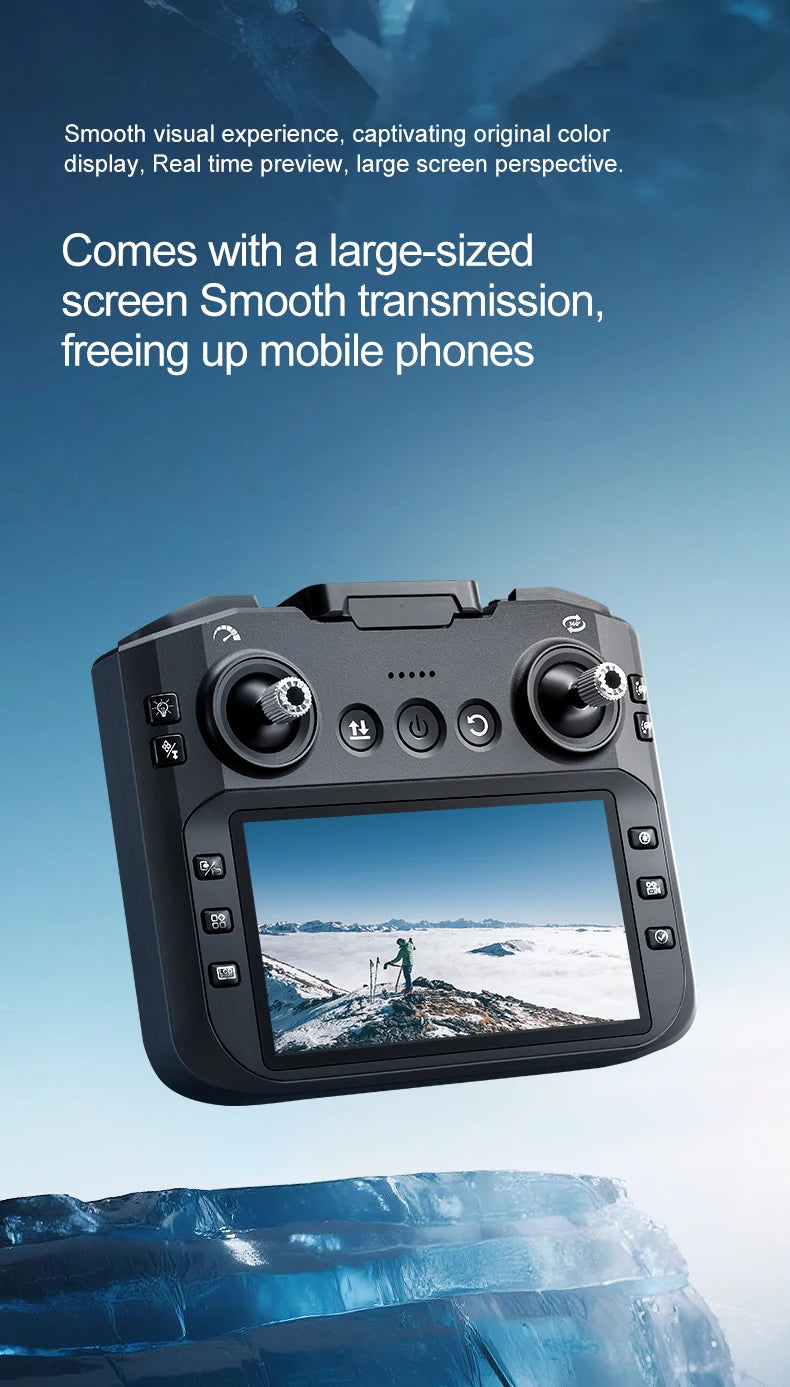 Outdoor Aerial Drone Electric Dual Camera 90° 120° Wide Angle HDR Video Gesture Photo Video Dual Camera Switch HD Large Screen RC Drone