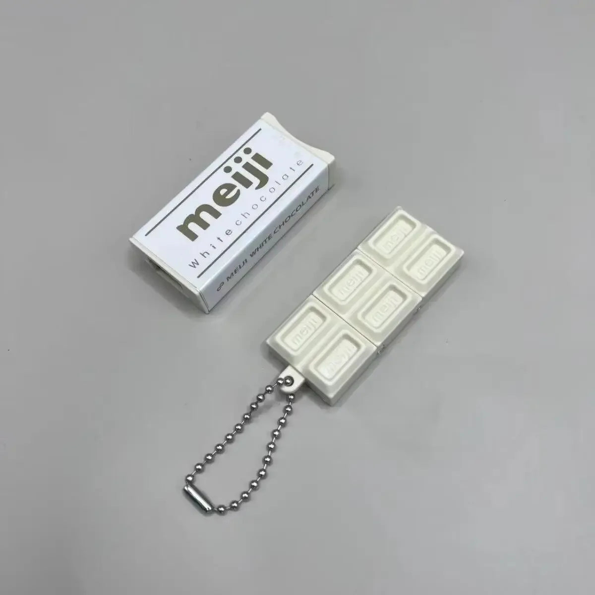 Japanese Simulated Chocolate Fidget Toy Bendable Stress Relief Keychain Creative Gift