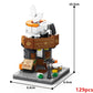 Food Shop Street Series - Mini City Shop House Model Kit, Fun DIY Educational Building Toy Gift for Kids Ages 6-12