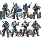 World War Army Military Soldiers SAWT Soldiers Special Force DIY Model Building Blocks Bricks Children'S Toys