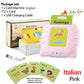 Talking Flashcards Learning Machine for Toddlers English / Spanish / Italian / Arabic Audio Early Educational Toy Gift