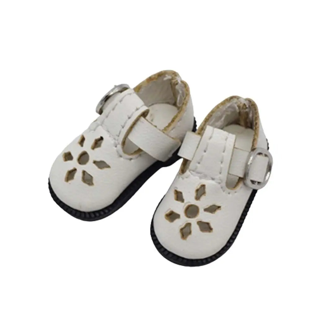 3.2cm Doll Shoes for Blythes Doll Toy,1/8 Mini Leather Dolls Shoes for Blyth Azone BJD,Casual Shoes Accessories